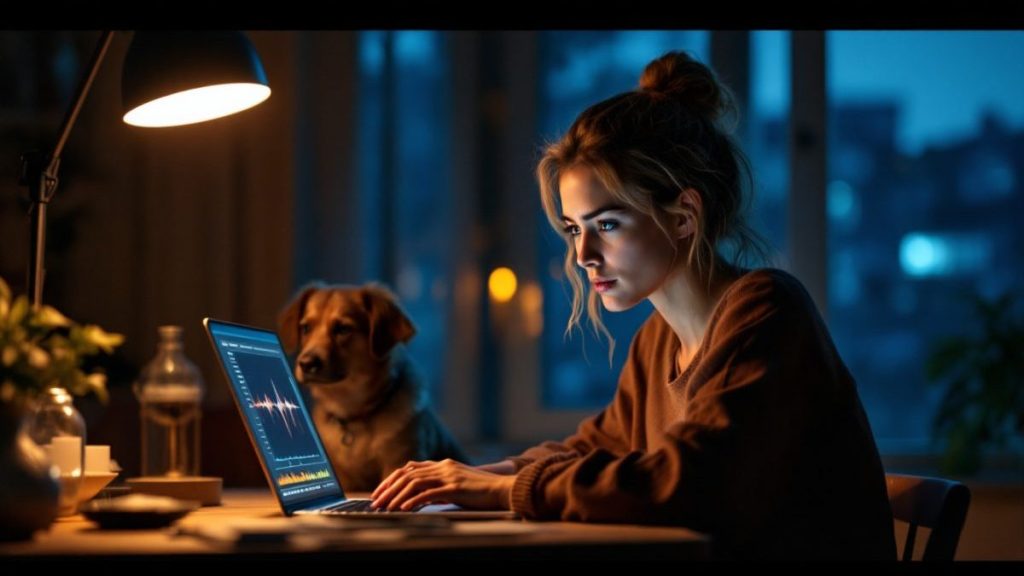 découvrez comment une propriétaire attentive a enregistré les hurlements nocturnes de son chien et, grâce à une analyse sonore, a révélé un message caché surprenant : l’animal semble appeler quelqu’un de précis pendant la nuit.