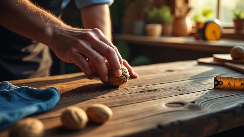découvrez comment frotter une noix sur vos meubles peut effacer les rayures et leur redonner une seconde vie. une astuce simple, naturelle et incroyable que les ébénistes gardent précieusement secrète.